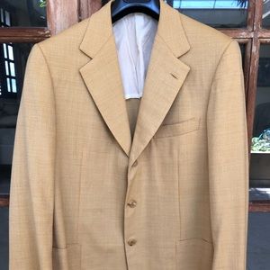 BRIONI Three-button Nomentano Linen Blazer